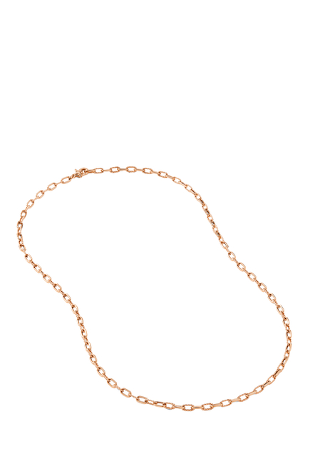 Madison Chain Necklace, 18K Pink Gold